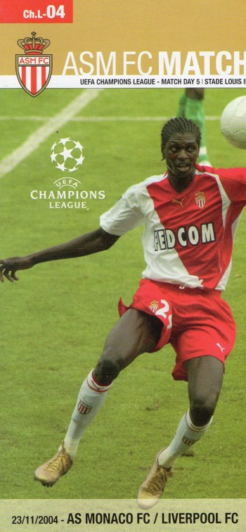 Match programme